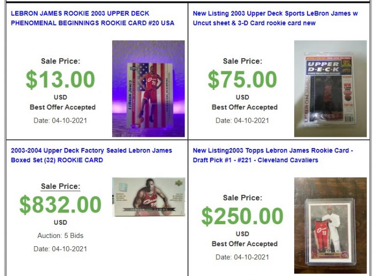 How To Check Sporting Card Values For Free