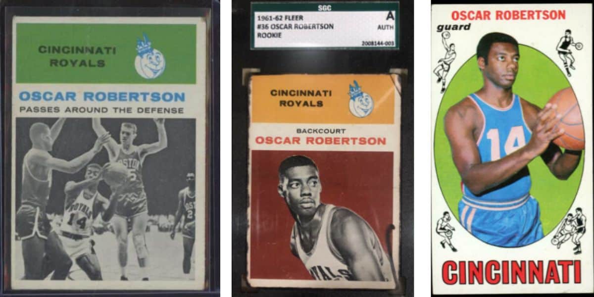Oscar Robertson Rookie Cards and Other Notable Cards
