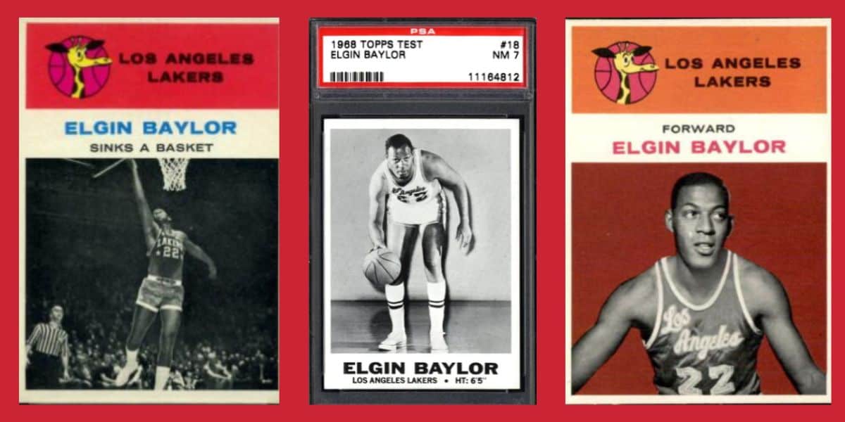 Elgin Baylor Rookie Cards and Best Cards